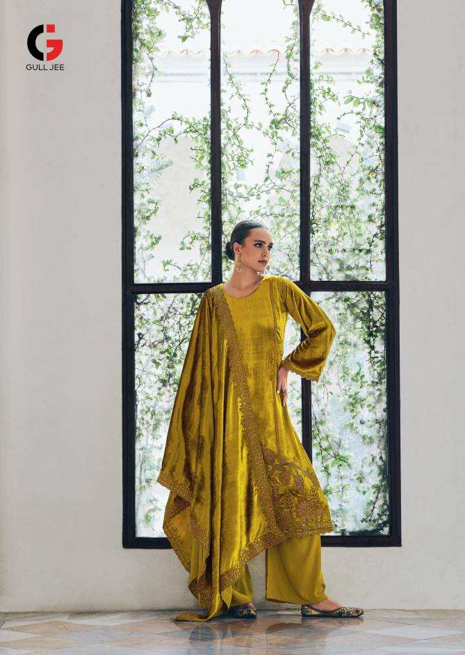 Noor E Fiza By Gull Jee Velvet Designer Salwar Kameez Wholesale Price In Surat
